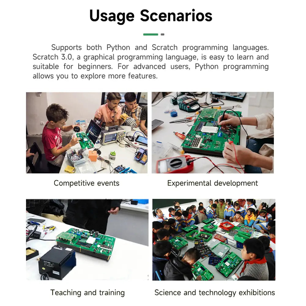 Raspberry Pi 4B programming experiment board Python graphical scratch experiment kit Raspberry sensor