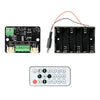 Infrared Remote Control Motor Driver Kit - Dual Motor Controller Module with Receiver and PH2.0 Interfaces, Includes Remote &amp; Battery Box, Easy to Install for Robotics, DIY Projects