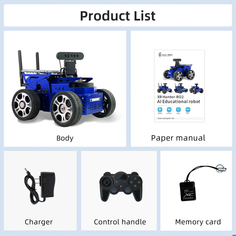Jetson Nano XR-ROS2 Hunter programmable smart robot car