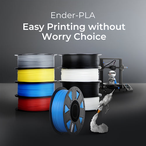 Creality Ender 1.75mm PLA 3D Printer Filament, 1Kg - Blue