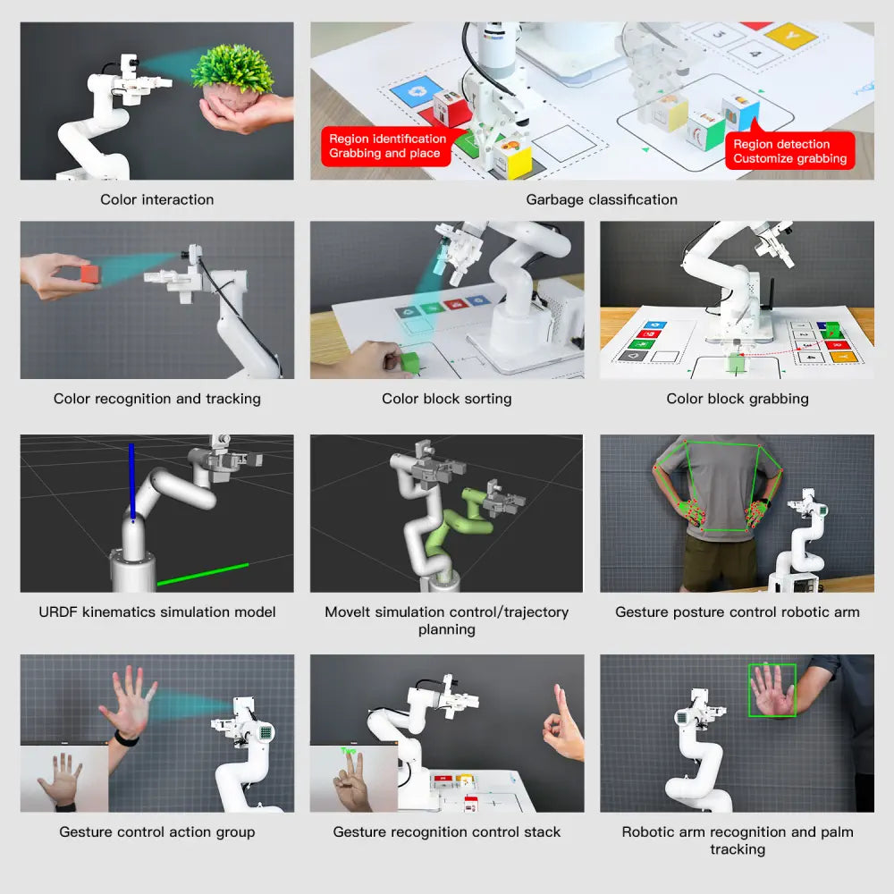 Yahboom JetCobot 7-axis visual collaborative robotic arm-Jetson Orin NX 16GB SUPER