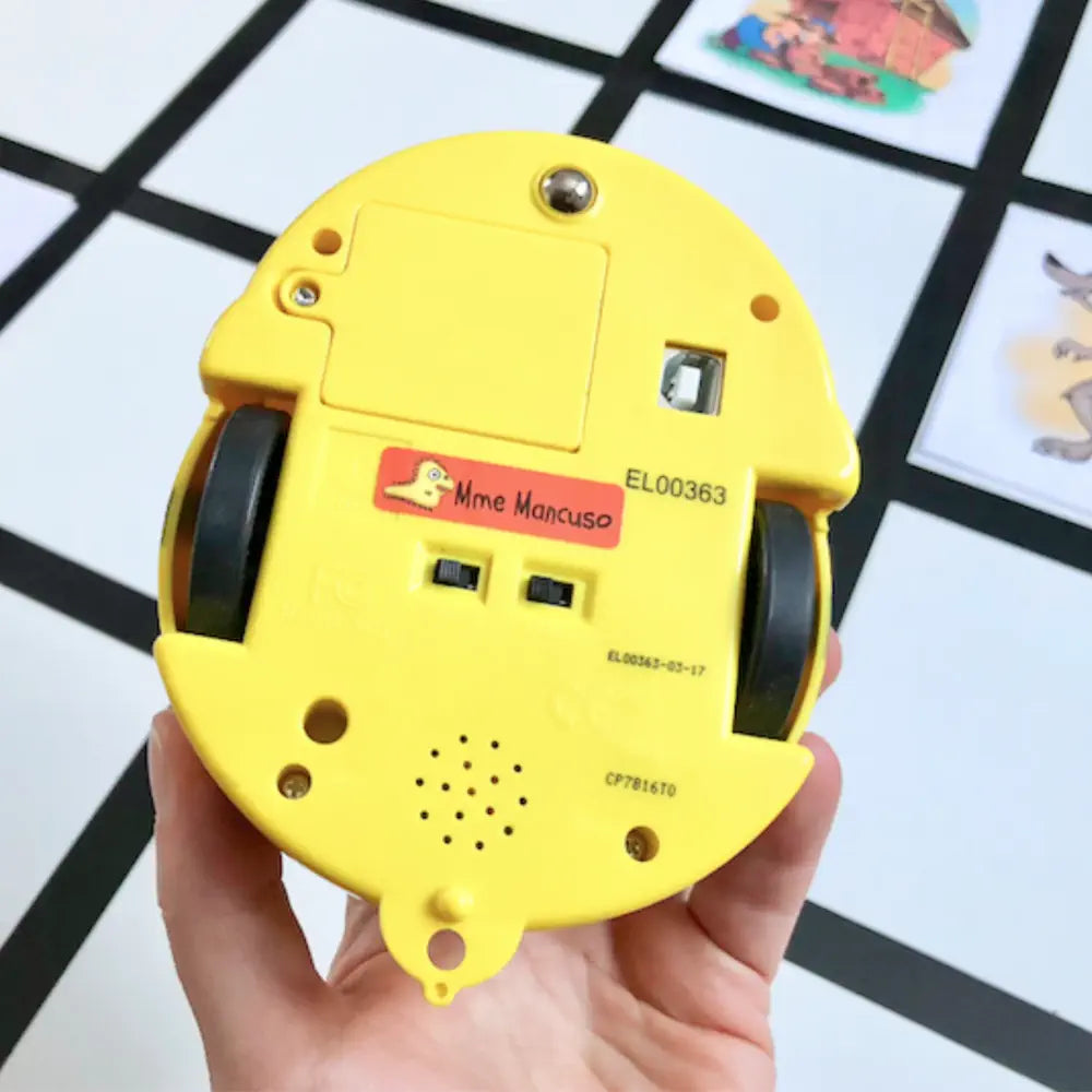 Bee Bot Programmable Floor Robot - See &amp; Say Version - Rechargeable STEM Coding Toy with 40 Step Memory, Audio Feedback &amp; USB Charging for Classroom &amp; Home Learning | Ages 3+