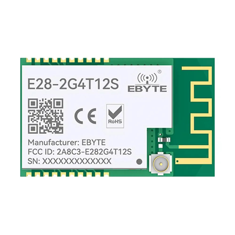 E28-2G4T12S Ebyte Semtech SX1281 UART 3Km Range 2.4GHz 12dBm SMD 17.5*28.7mm CE FCC LoRa Wireless Transmitter RF Module