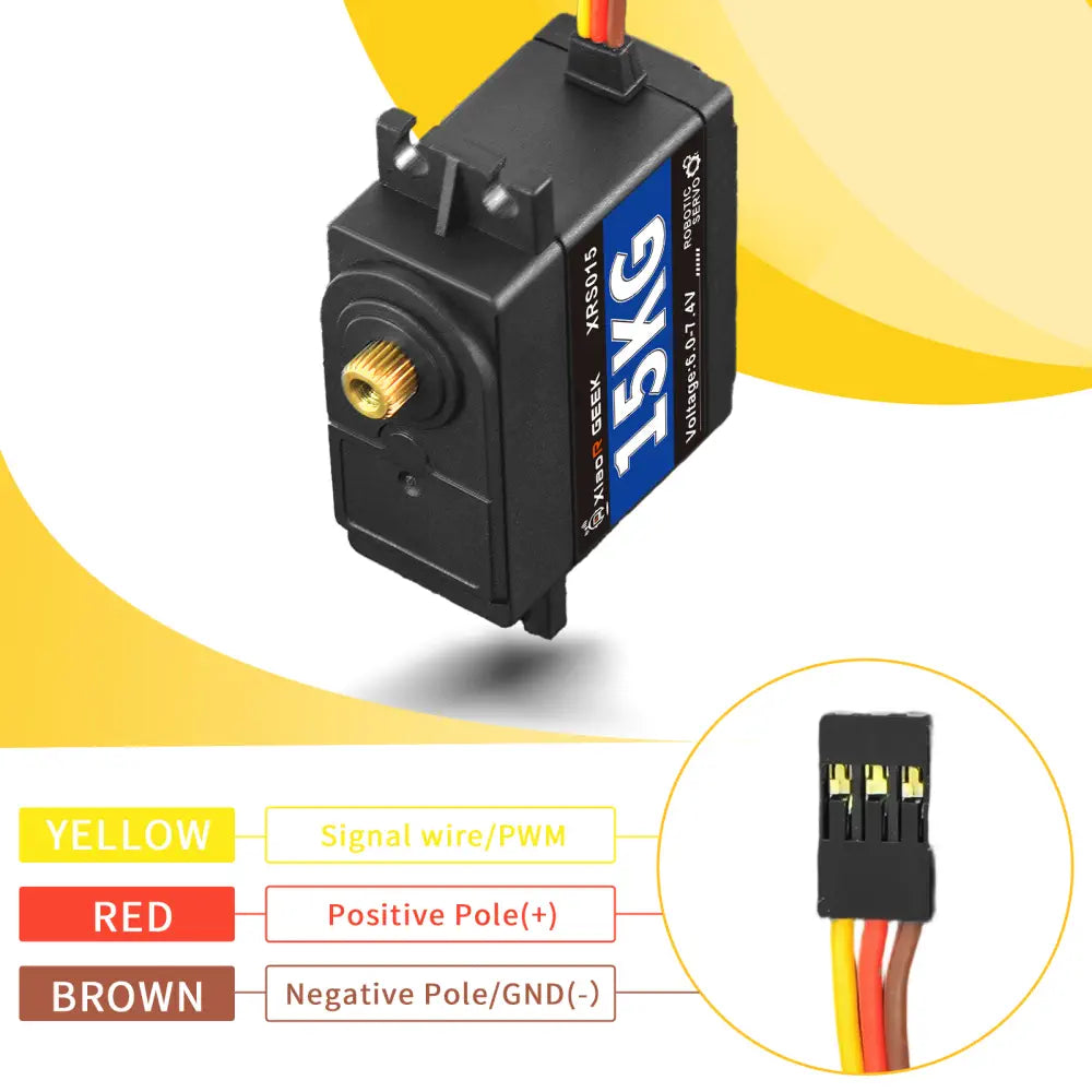 servo motor electronic Digital Servo Motor 15kg High Torque Precision Control for RC Cars, Robots,  and DIY Projects Metal Gear, High-Speed, and Durable Design Micro Servo  Motor