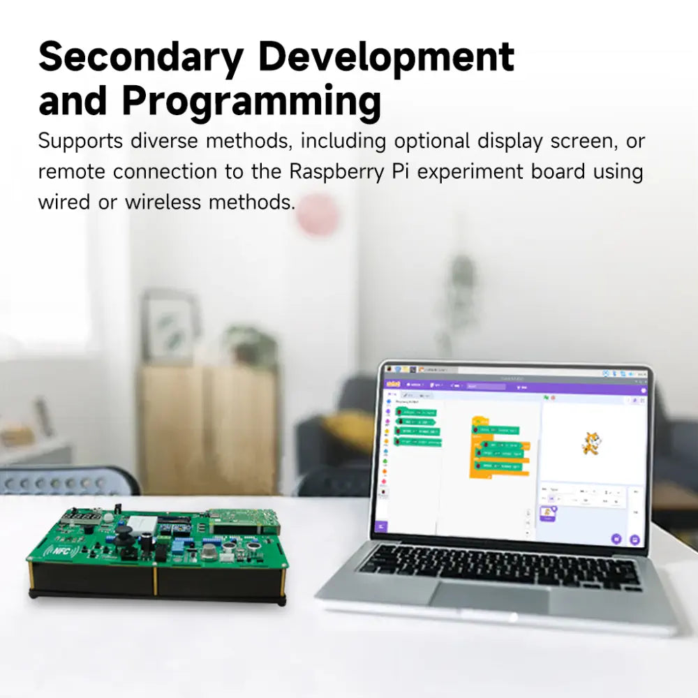 Raspberry Pi 4B programming experiment board Python graphical scratch ...