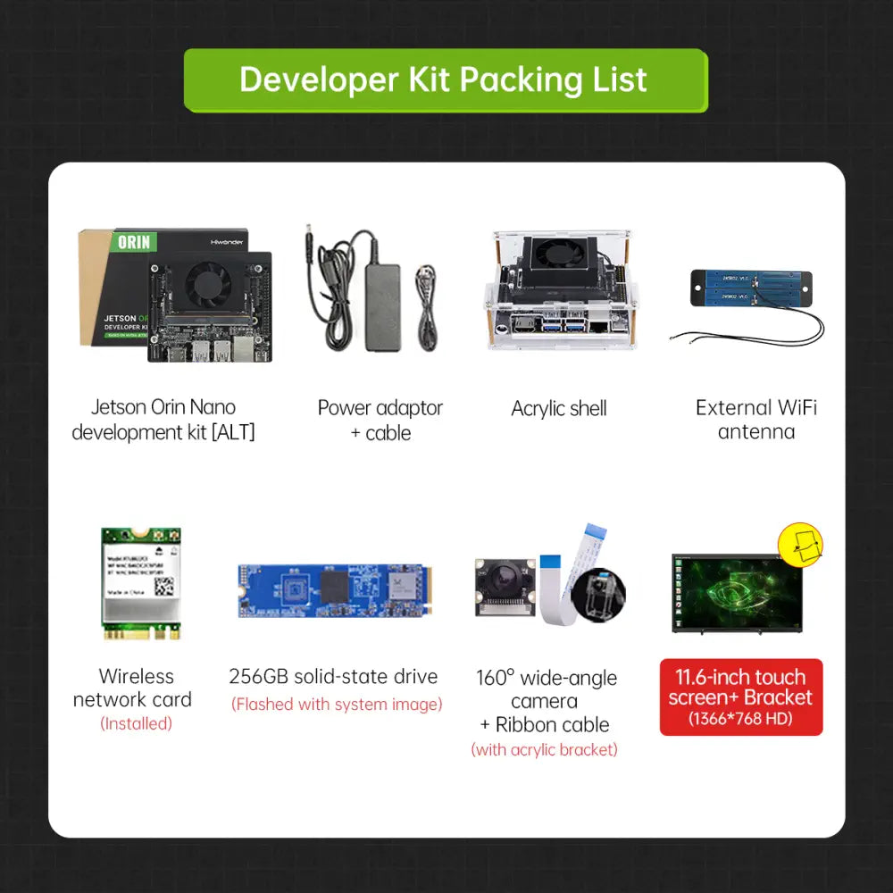 Hiwonder Jetson Orin Nano Development Kit 8GB SOM Module