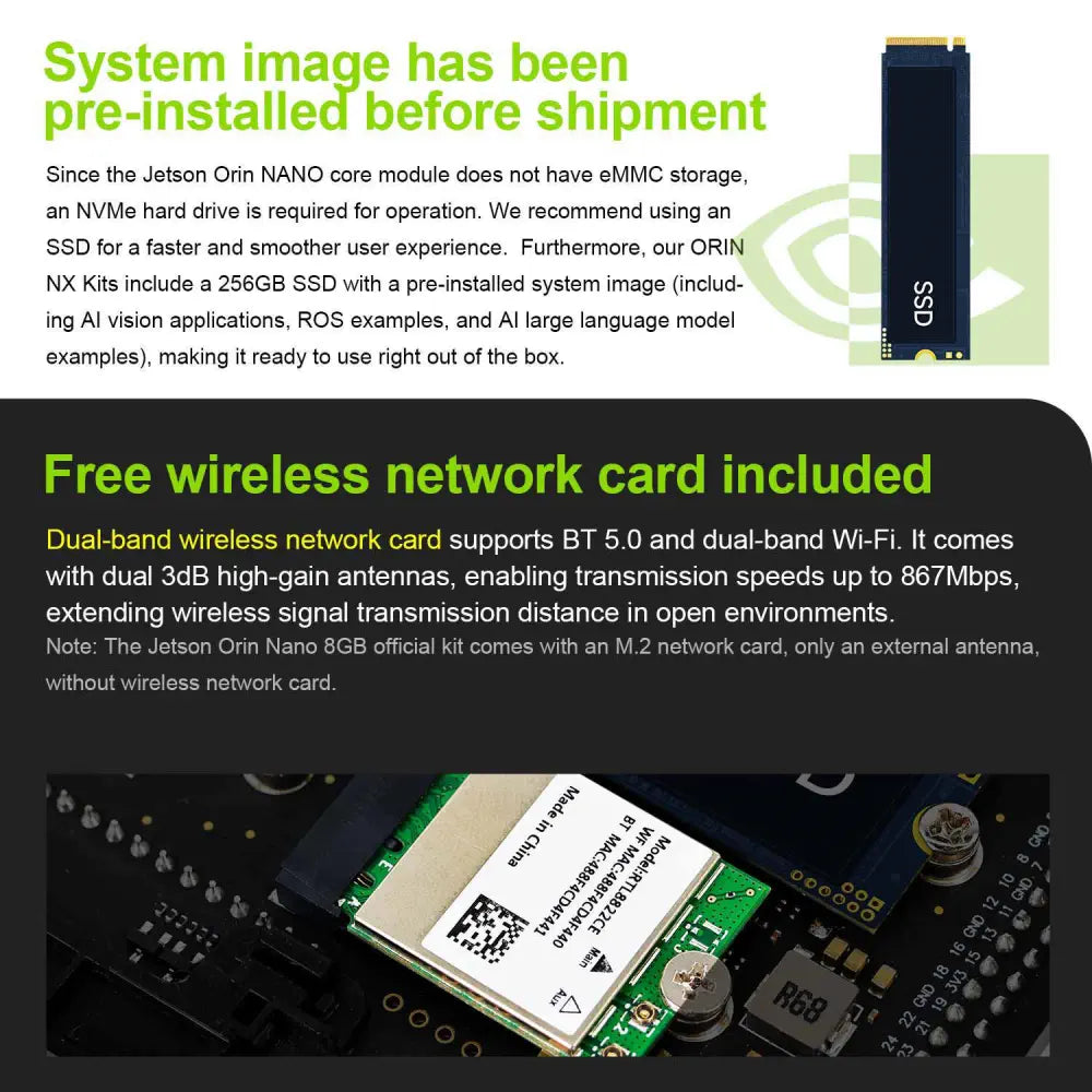 Jetson Orin NANO SUPER Developer Kit SUB with 8GB RAM Based On