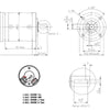 Hall Sensor 13PPR 103RPM 12V Gear Motor