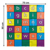 TTS Bee-Bot &amp; Blue-Bot Alphabet Mat - Interactive STEM Coding &amp; Literacy Learning Play mat, Early Computing &amp; Letter Recognition for Kids - Durable Classroom Mat | 75×90 cm