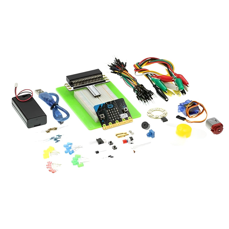 ElecFreaks micro:bit V2 Starter Kit - 24 Accessories for Kids