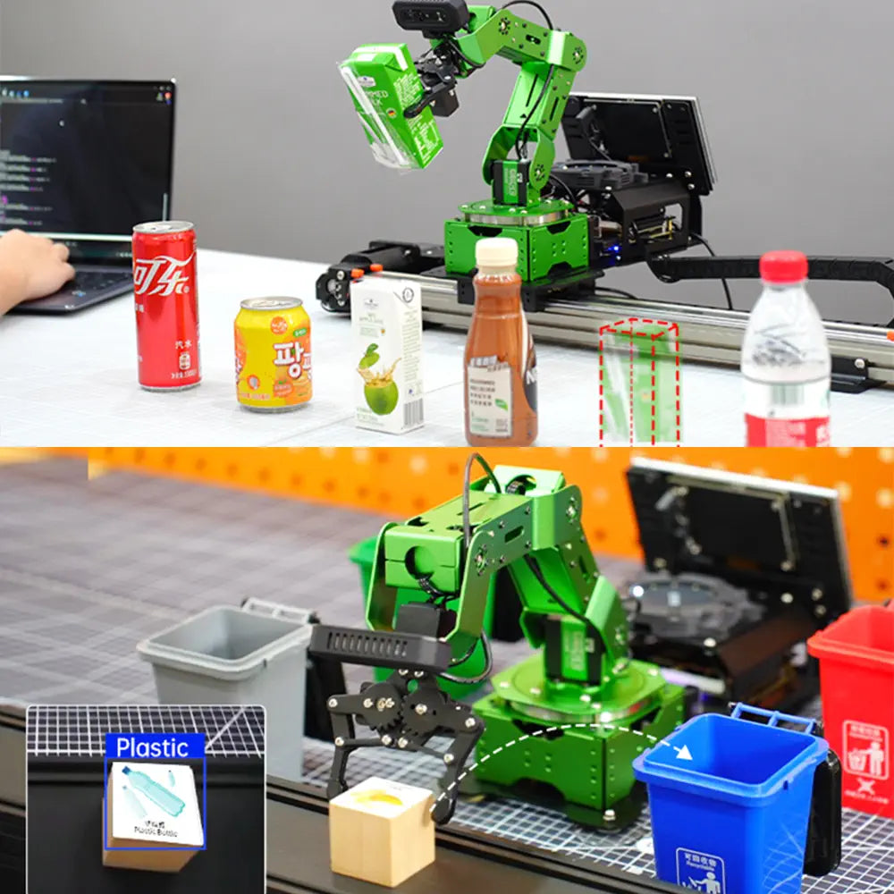 JetArm JETSON NANO Robot Arm ROS Open Source Vision Recognition Program Robot (Starter Kit with Jetson Nano 4GB)