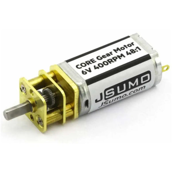 JSumo 6V Micro Metal Gearmotor 400RPM - RobotShop