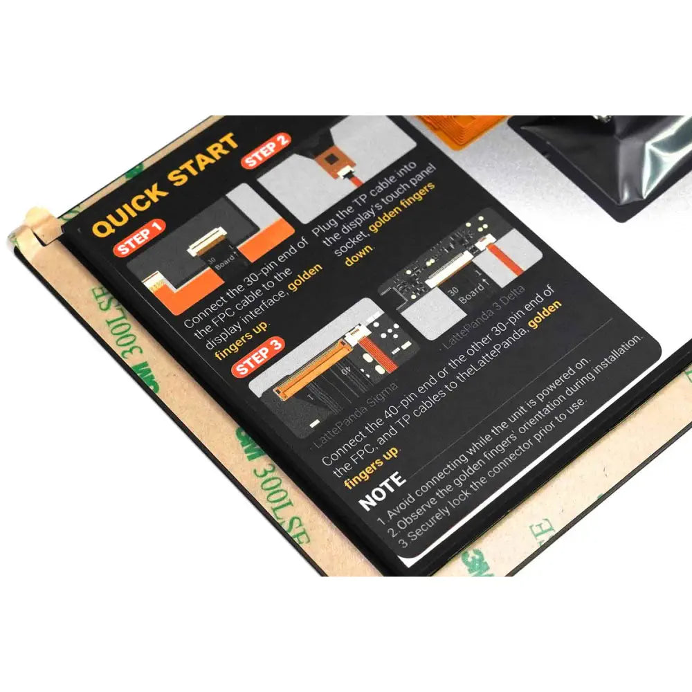 7'' 1024x600 Touch Display (EDP) for LattePanda Mu / LattePanda