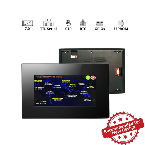 7.0” Nextion Intelligent Series HMI Capacitive Touch Display with ...