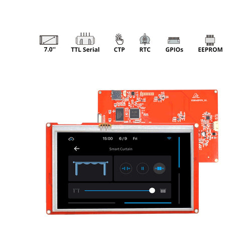Nextion 7-Inch NX8048P070 Intelligent Series HMI Capacitive Touch Display