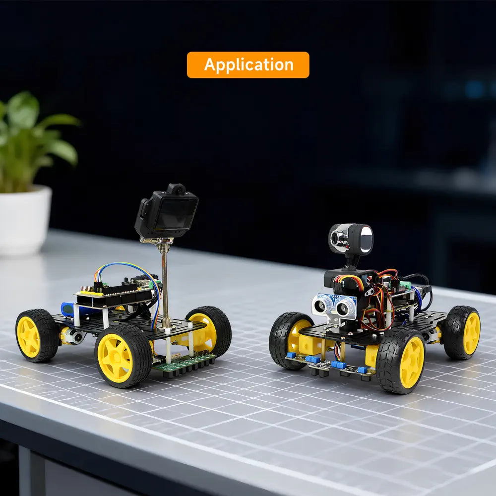 Double layer 4WD Robot Car Chassis Kit for Arduino Raspberry Pi with ...