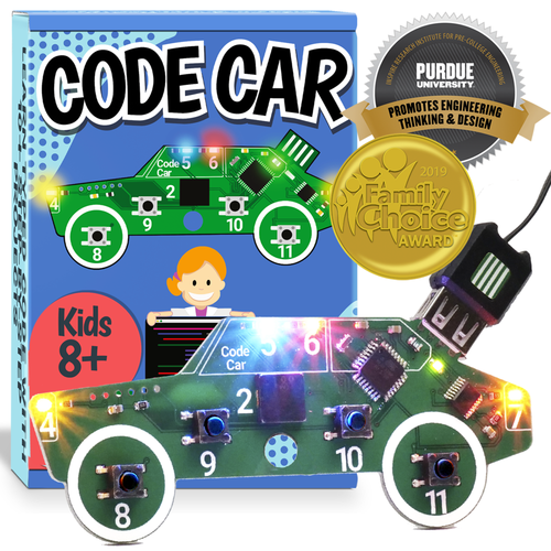 Code Car Kids Coding Toy for Ages 8 12 - Learn Block Typed Coding Through Hands on Electronics &amp; 20+ Online Projects