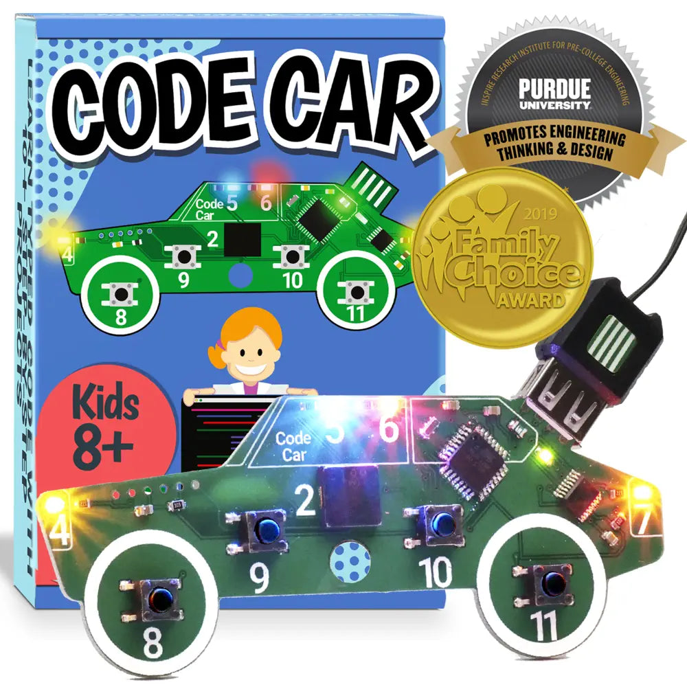 Juguete de Programación Code Car para Niños Edades 8 a 12 Aprenda
