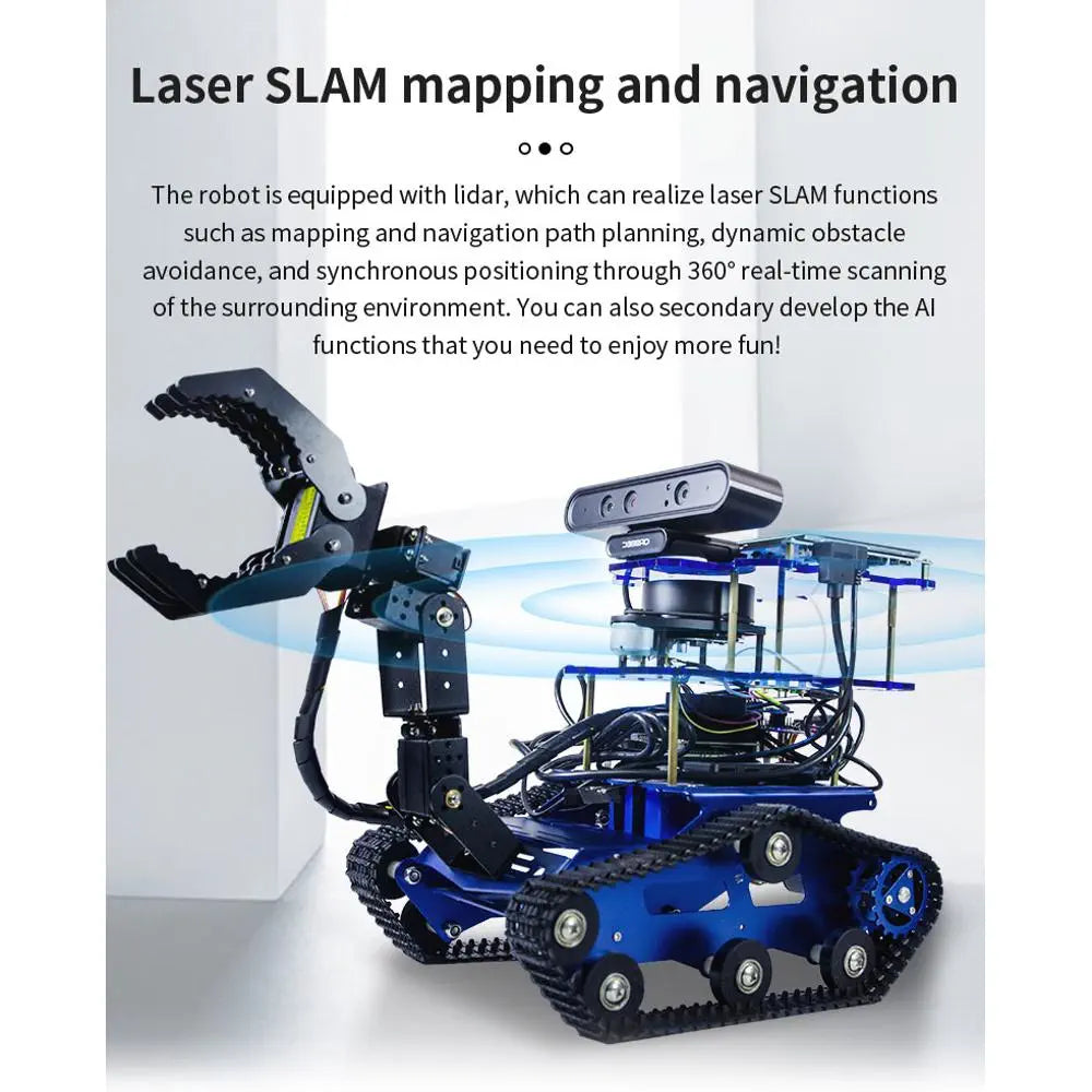 XiaoR GEEK ROS Depth camera programmable visual smart robot with Jetson NANO