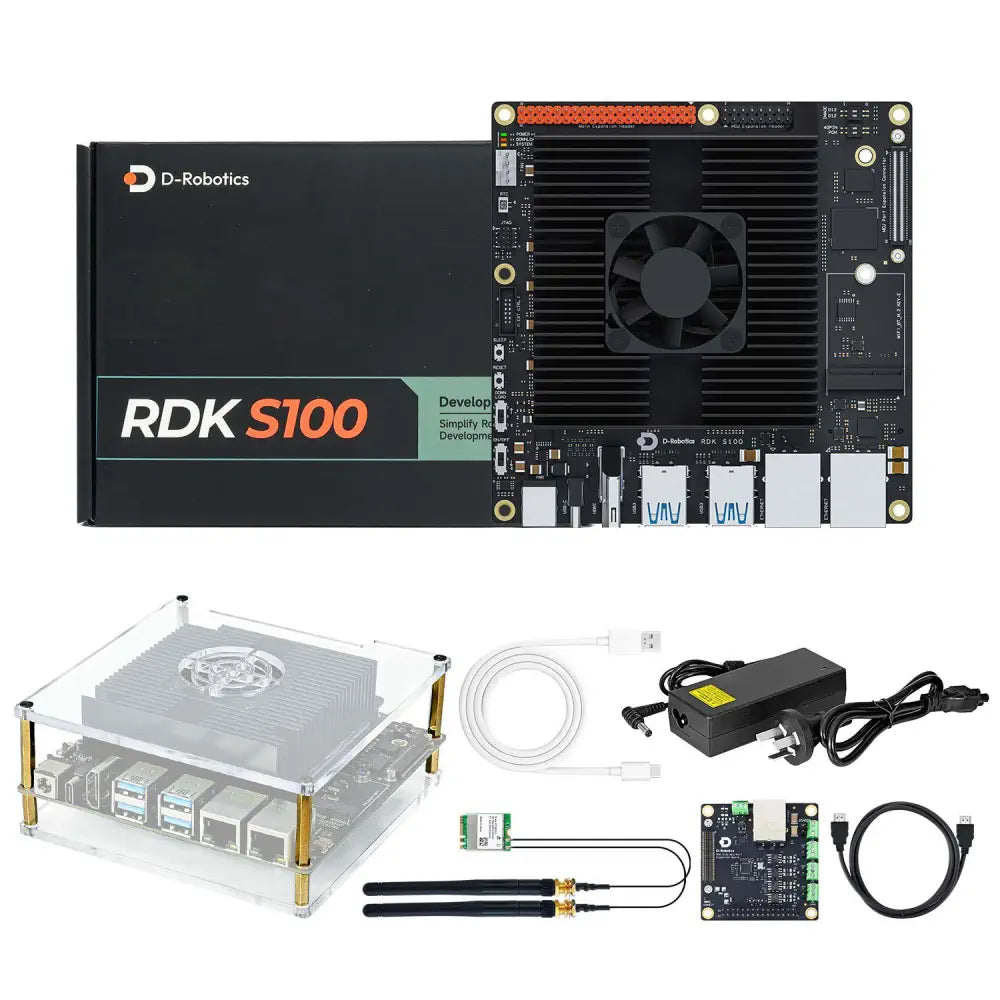 D-Robotics RDK S100 Development Board 80TOPS Computing Power BPU--MCU Expansion Kit