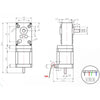 Worm Gear Nema 17 Stepper Motor Reducer 1.8deg 24V 505:1
