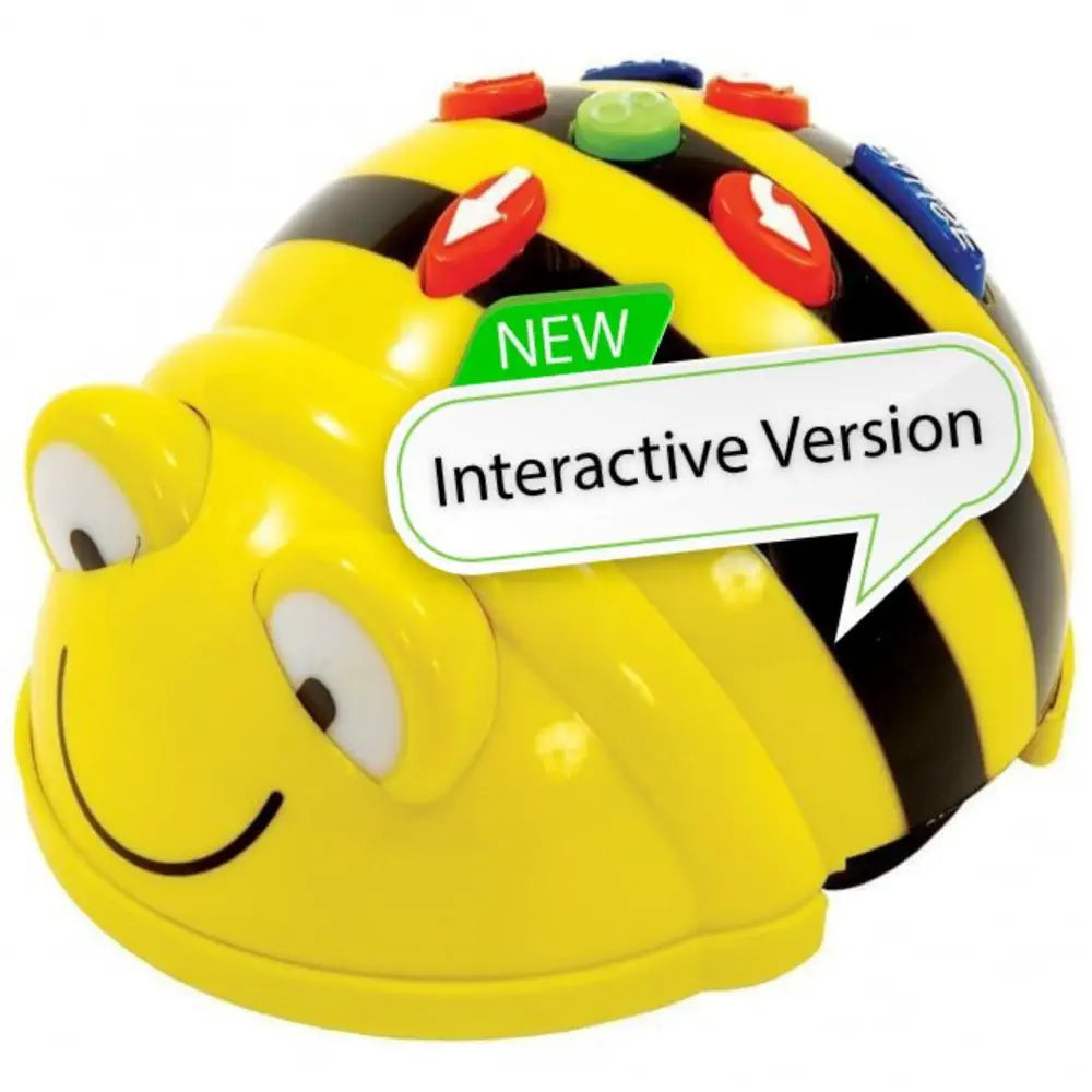 Bee Bot Programmable Floor Robot - See &amp; Say Version - Rechargeable STEM Coding Toy with 40 Step Memory, Audio Feedback &amp; USB Charging for Classroom &amp; Home Learning | Ages 3+
