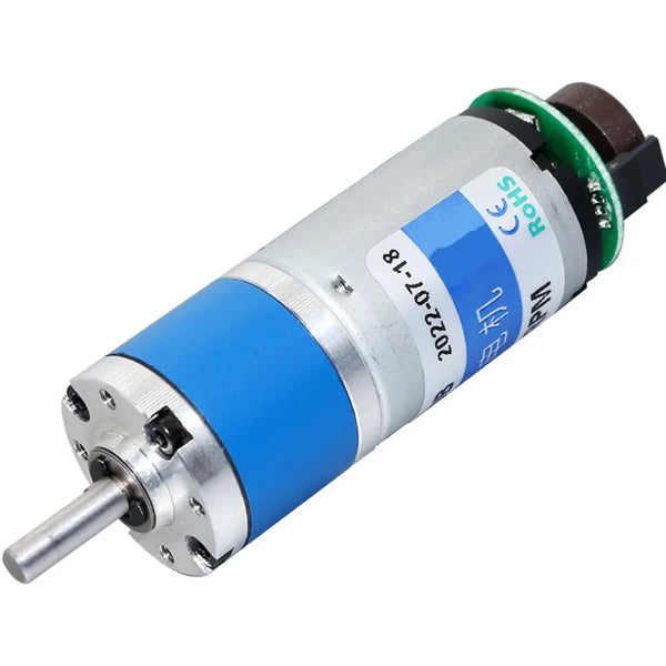 22mm Planetary Gear Motor w/ 12V Encoder, 185RPM - RobotShop