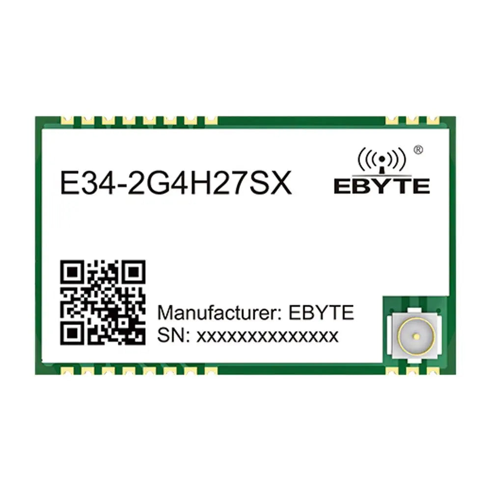 E34-2G4H27SX Half-duplex high-speed transparent transmission module Automatic frequency hopping anti-interference low latency high-speed serial