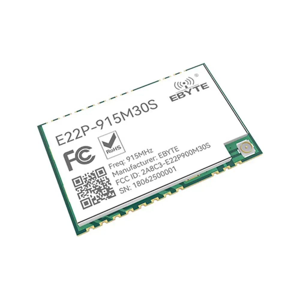 E22P-915M30S 915 MHz SX1262 RF transceiver module 32MHz high-precision active temperature-compensated crystal oscillator