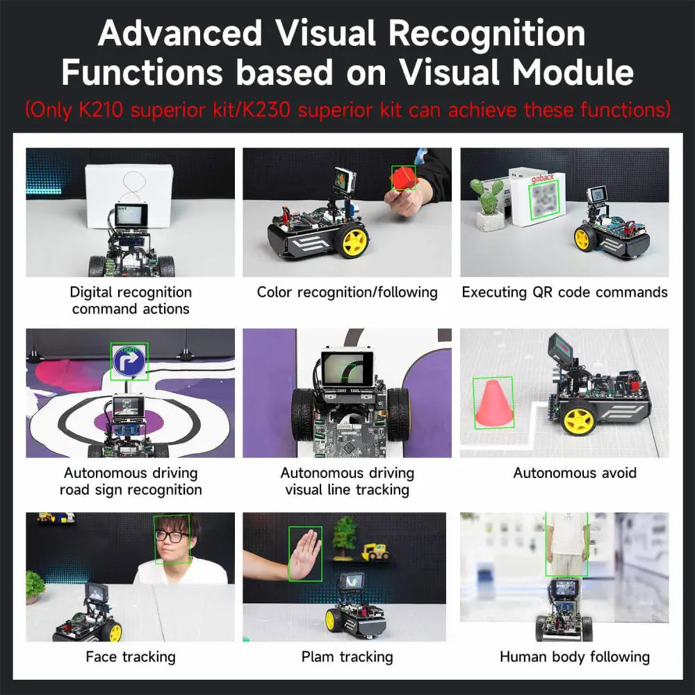 Yahboom MSPM0 smart robot car based on MSPM0G3507-K230 Superior Kit