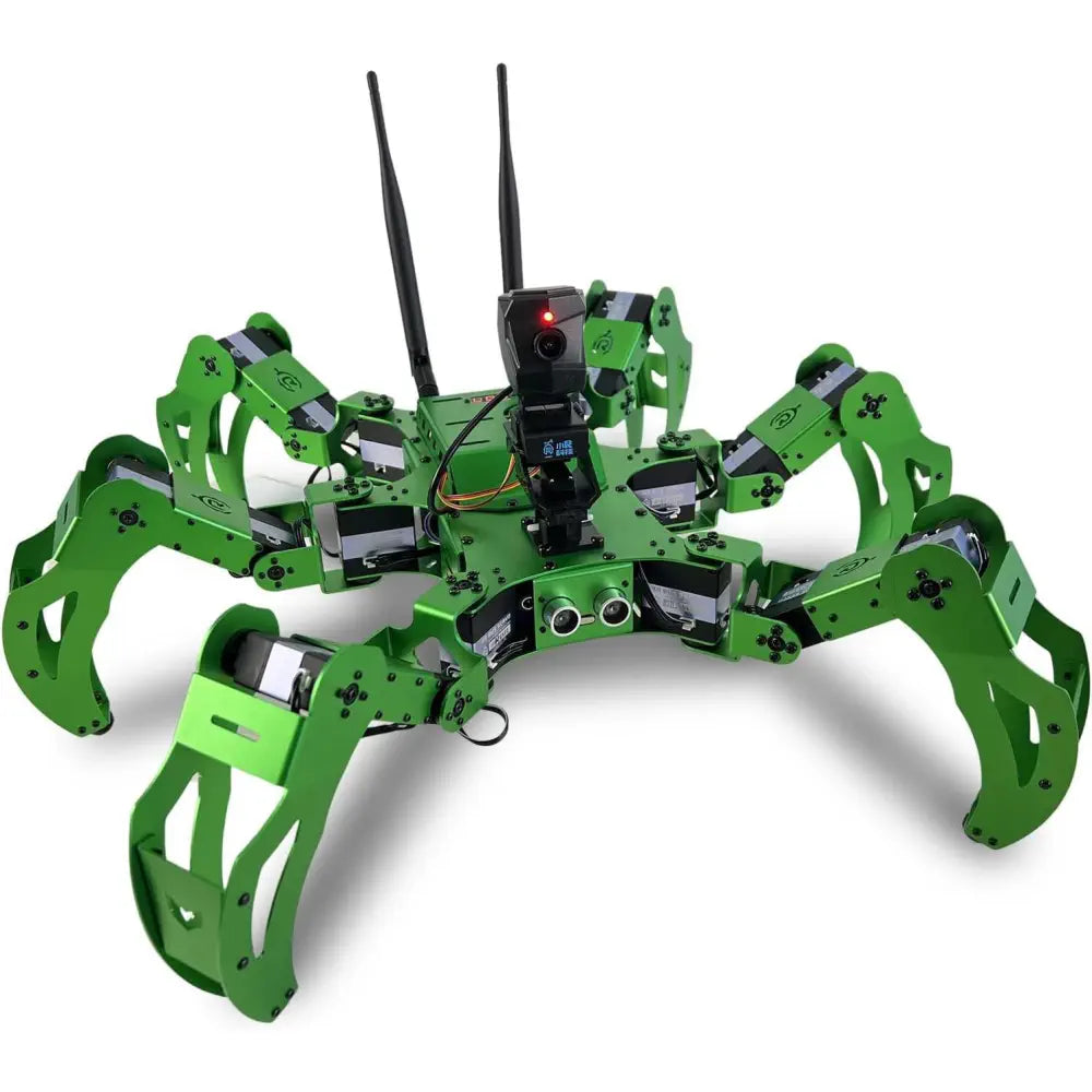 Hexapod Robot Kit for Jetson Nano 18DOF HD Camera Big Spider Robots AI ...