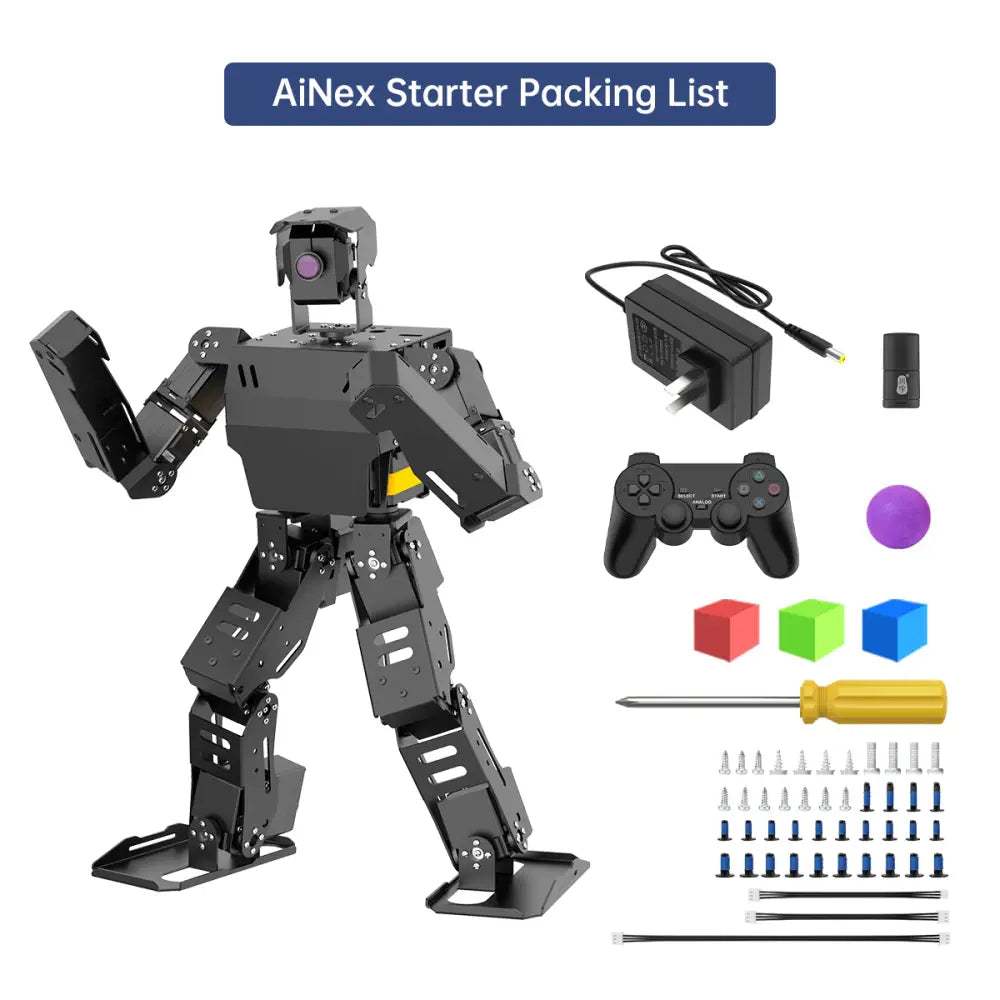 AiNex ROS Education AI Vision Humanoid Robot Powered by Raspberry