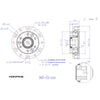 Hat Style Compact Design Mini Harmonic Drive Gear Reducer