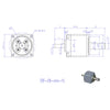 Coaxial Input Output Zero Backlash CSF Mini Harmonic Drive