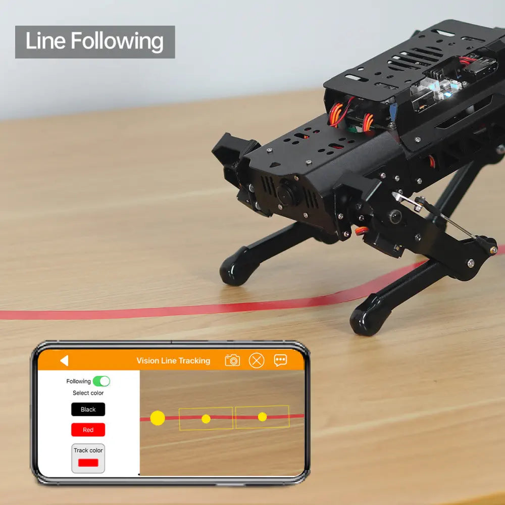 Hiwonder PuppyPi Quadruped Robot with AI Vision Powered by RPi ROS