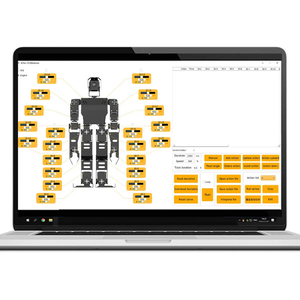 AiNex ROS Education AI Vision Humanoid Robot Powered by Raspberry Pi ...