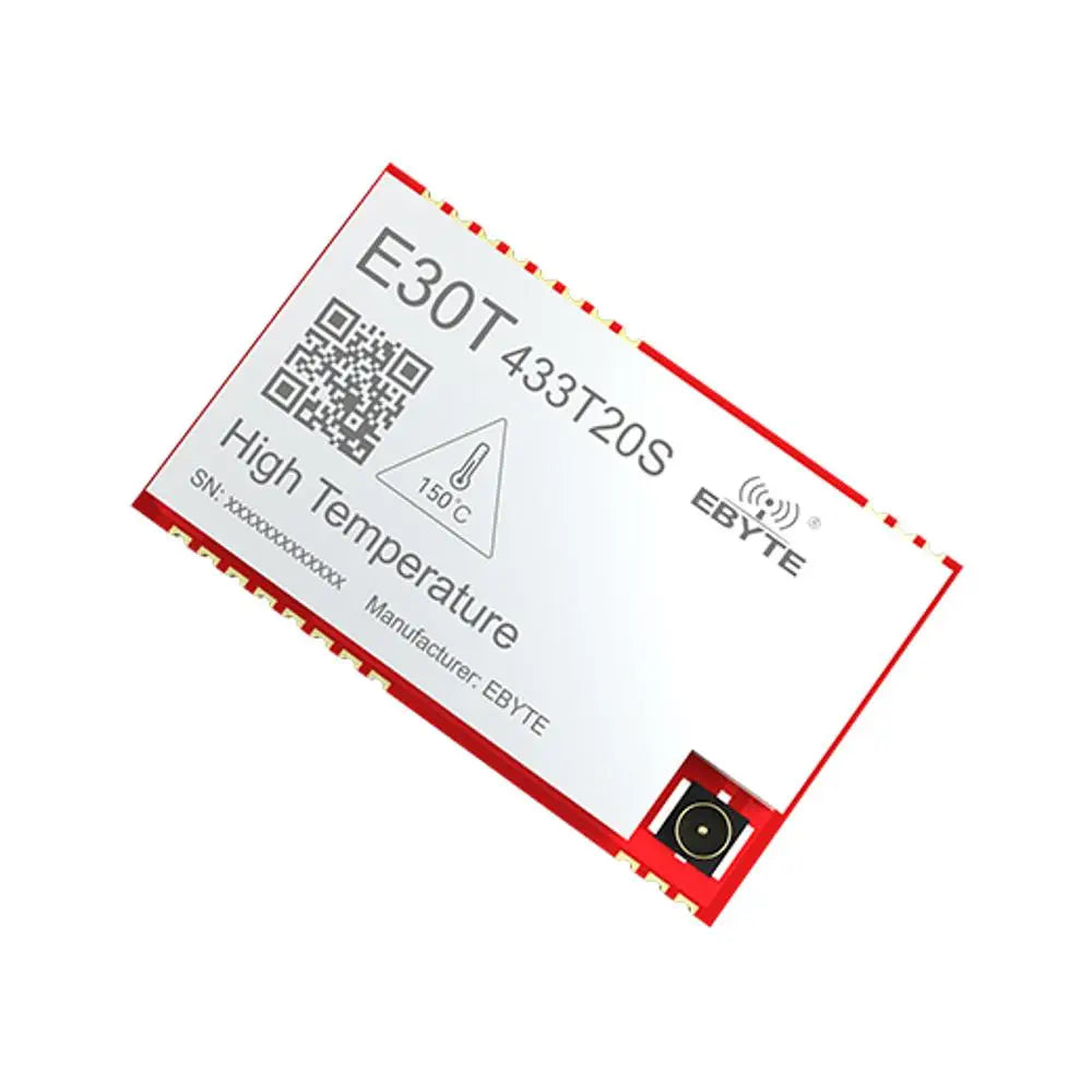 E30T-433T20S(150℃) Half-duplex 150℃ high temperature resistant wireless serial port module suitable for high temperature working scenes.