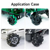 Yahboom Mecanum Wheel Kit for DIY robot or programmable smart car-80mm wheel (ABS) *4+6mm coupling*4