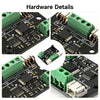 Infrared Remote Control Motor Driver Kit - Dual Motor Controller Module with Receiver and PH2.0 Interfaces, Includes Remote &amp; Battery Box, Easy to Install for Robotics, DIY Projects