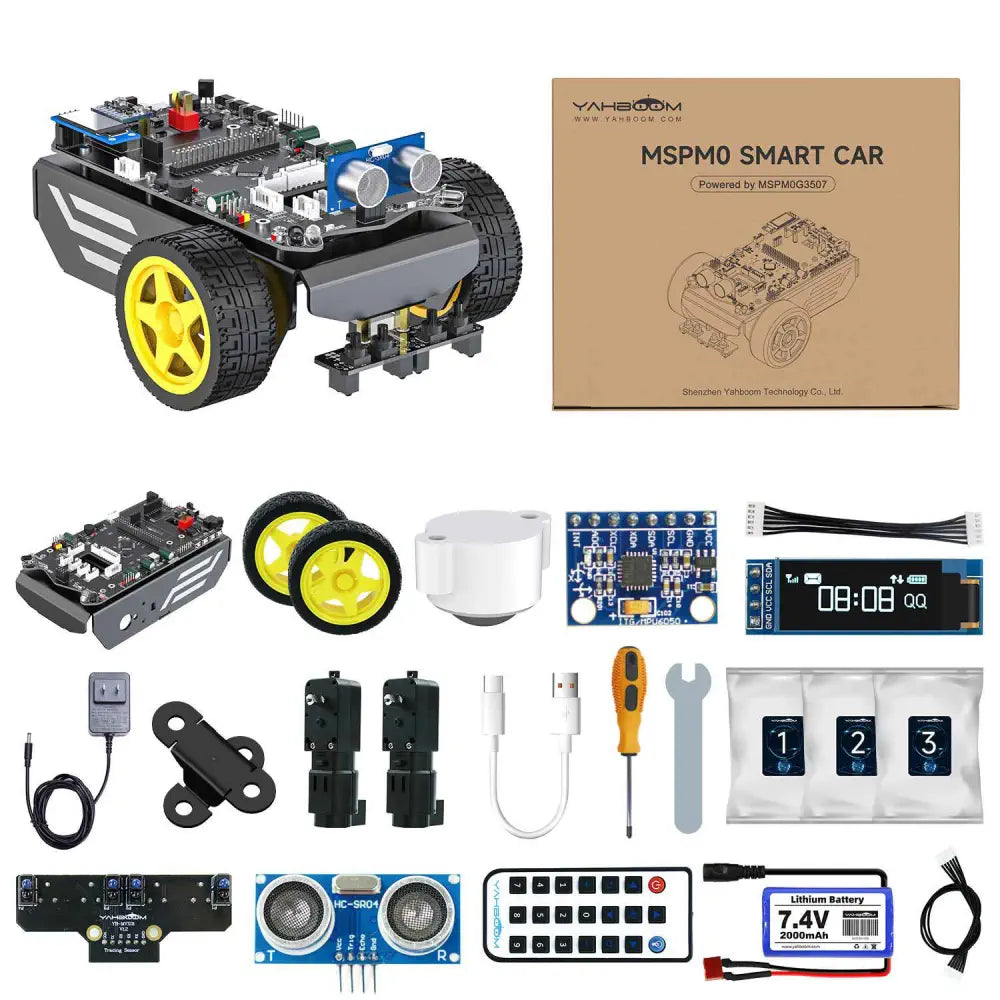 Yahboom MSPM0 smart robot car based on MSPM0G3507-Standard Kit