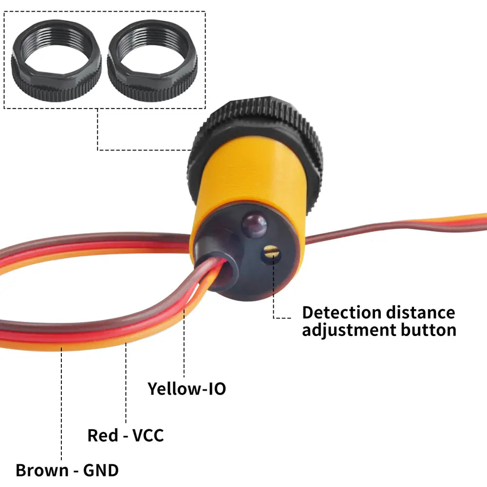 3pcs Switch Obstacle Avoidance Sensor Module E18-D80NK Infrared Photoelectric Infrared Sensor