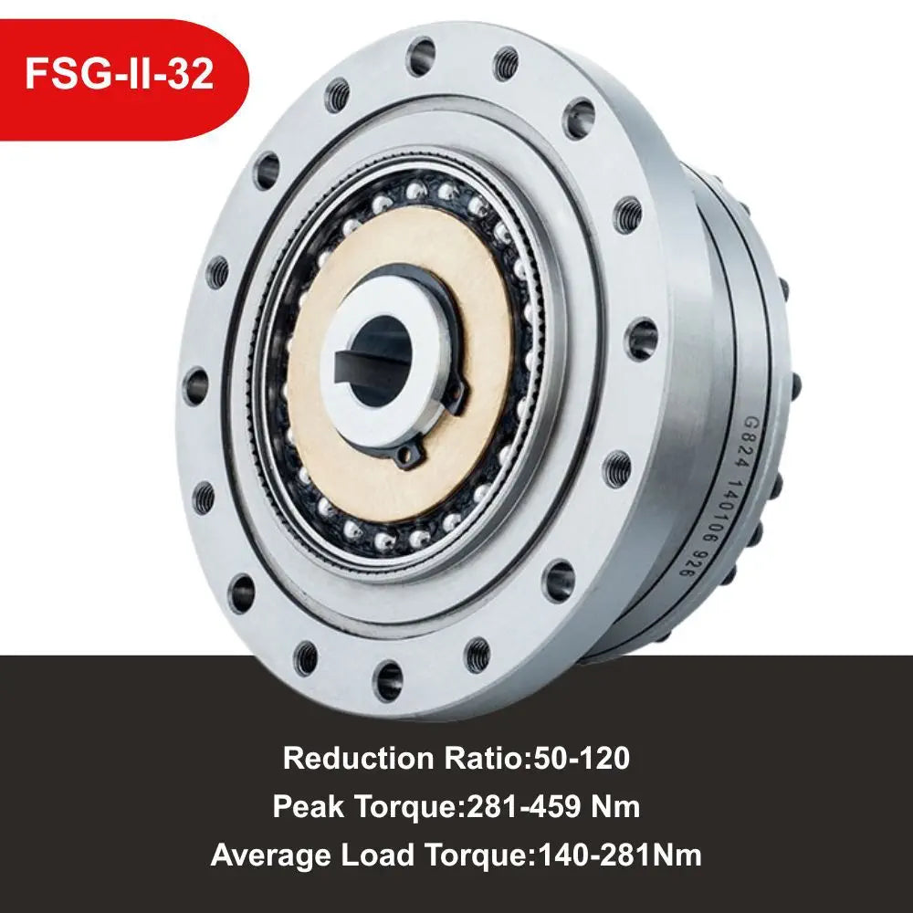 Coaxial Input Output Harmonic Gear Speed Reduction Gearbox