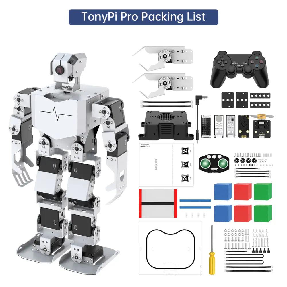 Hiwonder TonyPi Pro AI Humanoid Robot with Raspberry Pi 5