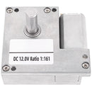Self-locking micro flat worm Gear Motor 6V - 11RPM