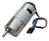 24V Metal Gearmotor 37Dx76L mm with 64 CPR Encoder, 75rpm