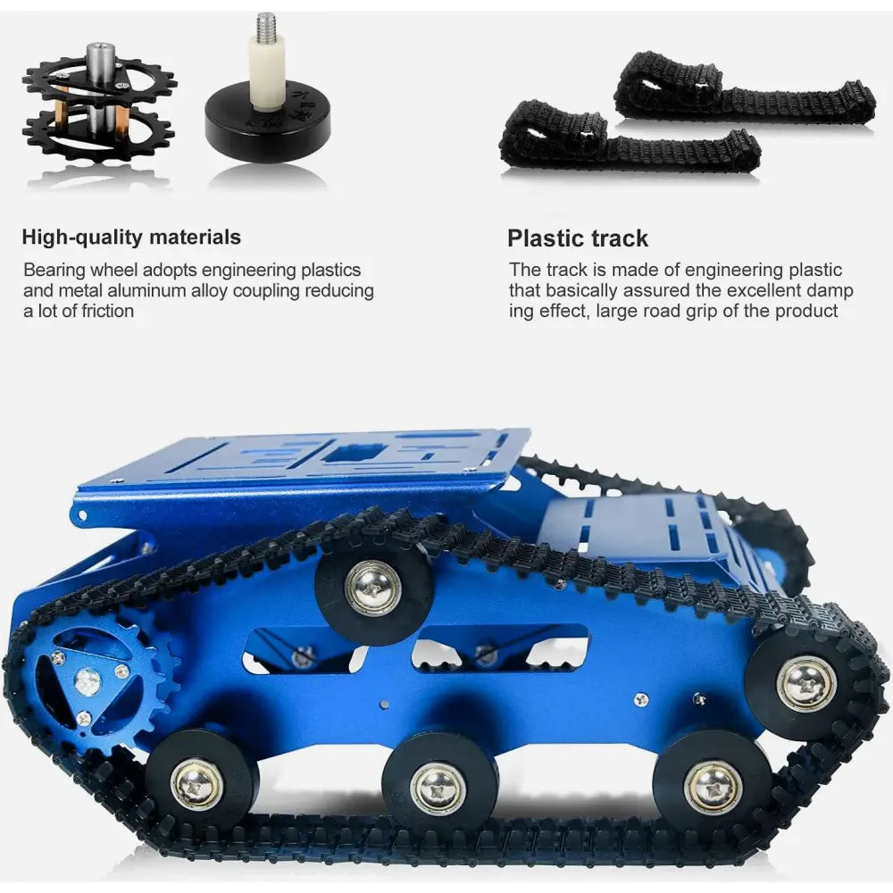 XiaoR GEEK TH tank chassis compatiable for Arduino/Raspberry pi Robot Car Chassis Kit with DC Motor