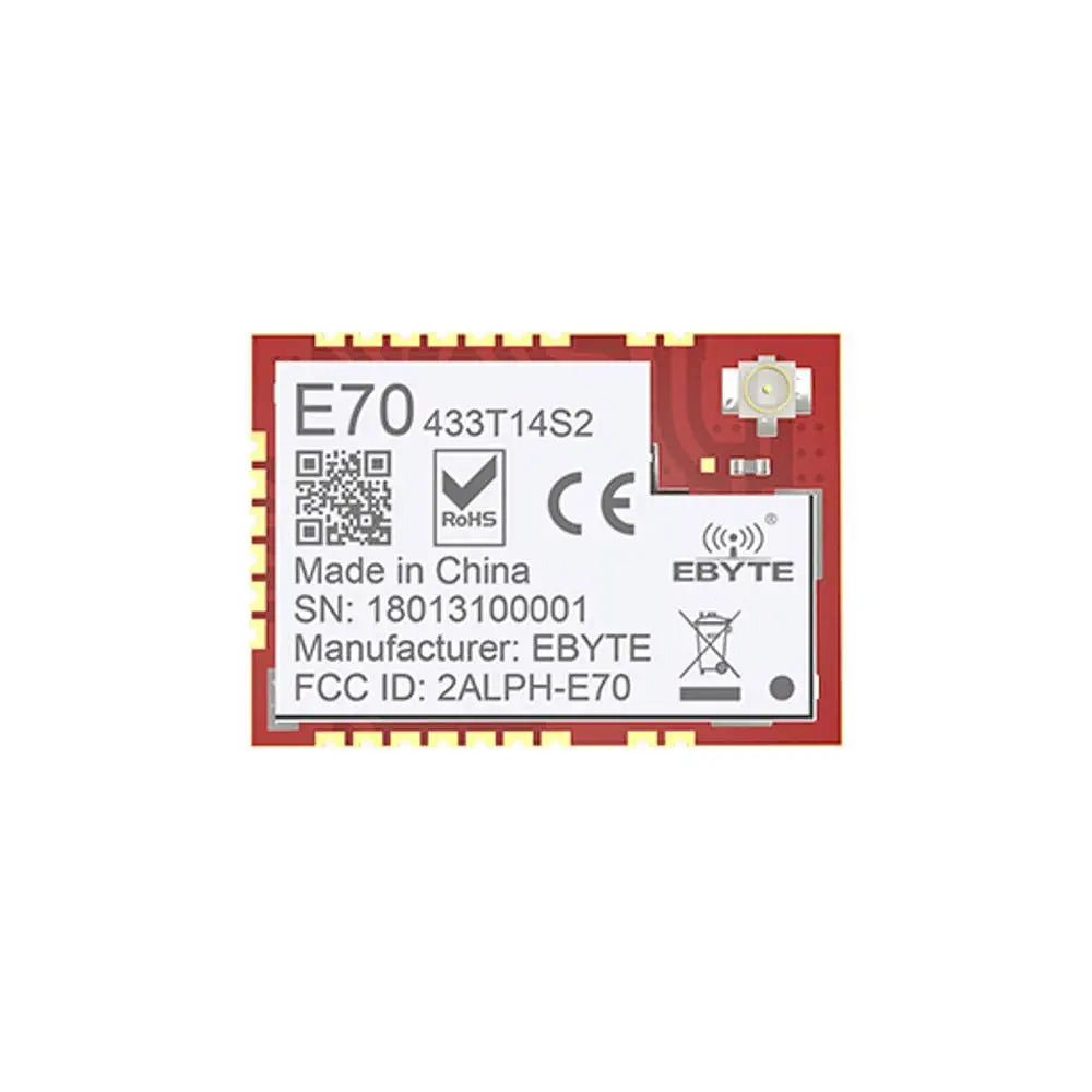 E70-433T14S2 Ebyte Transceiver Module CC1310 433Mhz Sub 1g Wireless Transmission Rf Module