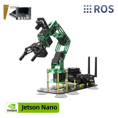 Yahboom 6 DOF AI Vision Robotic Arm w/ ROS &amp; Python Programming for Jetson NANO 4GB (w/ Jetson NANO SUB Board)
