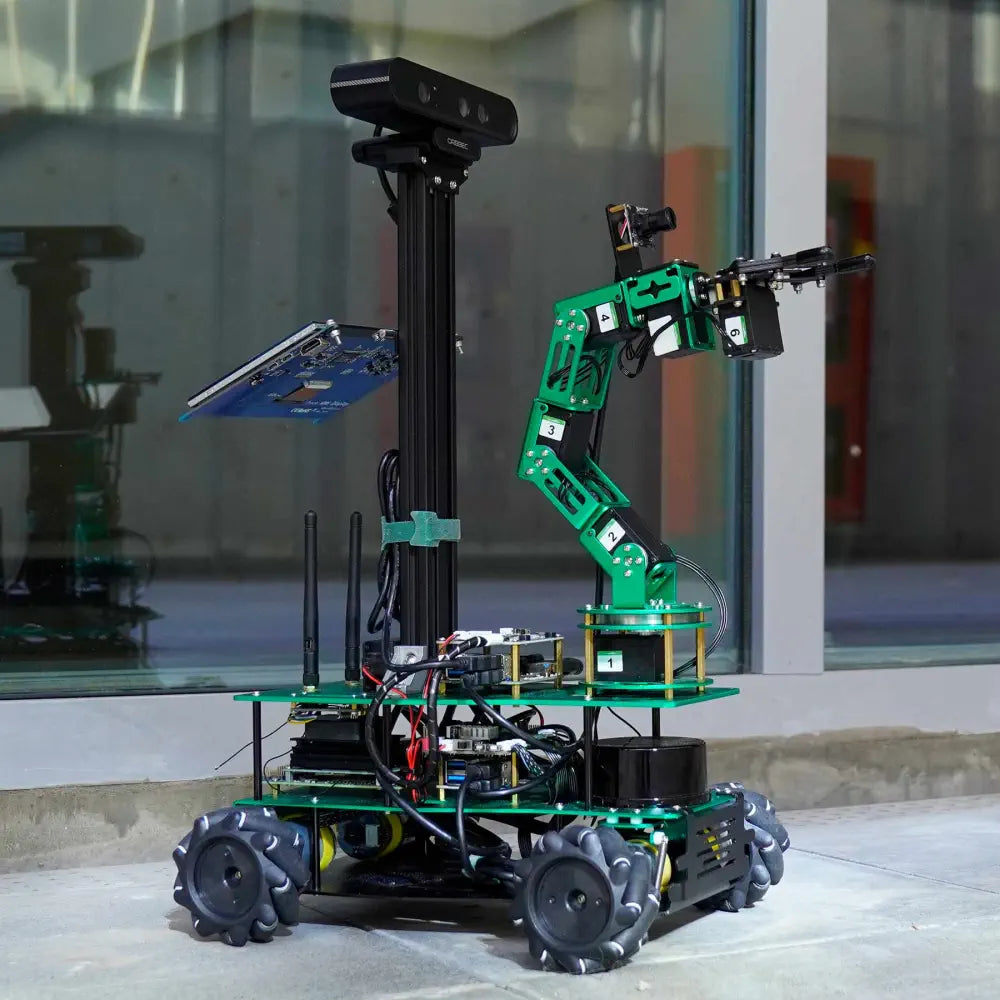 Yahboom Rosmaster X3 Plus 6-DOF Robotic Arm with AI Vision and Yahboom Rosmaster X3 Plus 6-DOF Robotic Arm with AI Vision and