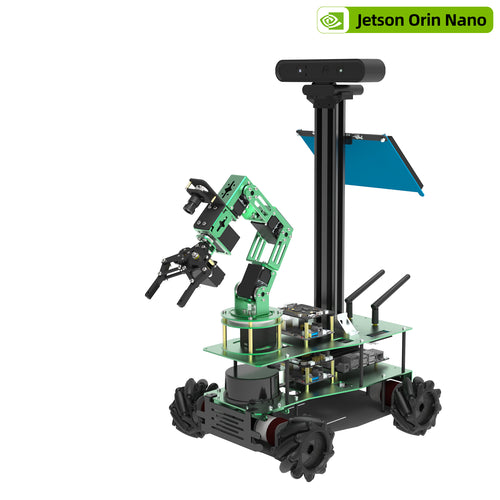 Yahboom Rosmaster X3 Plus 6-DOF Robotic Arm with AI Vision and Voice Control Orin NANO Version(Jetson Orin NANO NOT include)